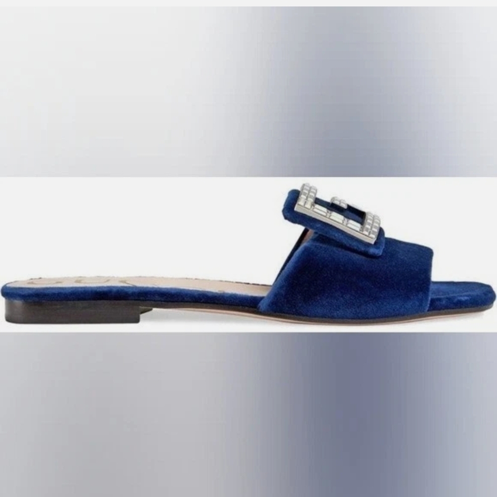Gucci Velvet Slides - Picture 2 of 2